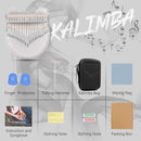 Acrylic Kalimba Thumb Piano,YUNDIE Portable 17/21 Keys Mbira Crystal Finger Piano, Musical Instruments Birthday Gift for Kid Adult Beginners Professional(Clear) (21 Keys) by TinyTreasures Baby Boutique