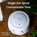 Yogasleep Dohm UNO White Noise Sound Machine (White) with Real Fan Inside for Non-Looping White Noise, for Travel, Office Privacy, Meditation, Sleep Aid for Adults & Baby, Registry Gift by TinyTreasures Baby Boutique