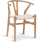 POLY & BARK Weave Chair, Single, Natural by CozyNest Decor