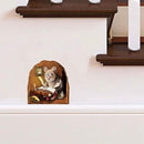 Mouse Reading Book, Wall Decor Sticker Decal, Kids Room, Classroom, Home, Bedroom, Bookcase, Book Lover, of Mice and Men, Children, Adorable, (Novelist Mouse) by CozyNest Decor