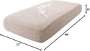 hyha Waterproof Couch Cushion Covers for Pets, Non Slip Sofa Seat Cover for Dogs Washable, Soft Thick Stretch Jacquard Fabric, Sofa Slipcovers with Elastic Bottom (1 Piece for Medium, Taupe) by CozyNest Decor