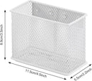 4.5'' × 2.2'' × 3.5'' Magnetic Basket for Whiteboard White Magnetic Basket for Fridge Magnetic Organizer Holder with 4 Strong Magnets Magnetic Holder for Refrigerator Locker by CozyNest Decor