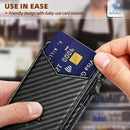 BULLIANT Men Wallet,Money Clip Wallet Slim For Gift Men 9Cards-Metal Credit Card Case in Magnetic Leather Flip by TinyTreasures Baby Boutique