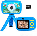 SUZIYO Camera for Kids with Tripod, Digital Video Camcorder 1080P 2.4 Inch HD,Best Birthday Christmas Electronic Toys Gifts for Childen Age 3 4 5 6 7 8 9 Years Old Boys with 32G SD Card, Blue by TinyTreasures Baby Boutique