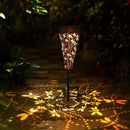 DIBIEECN 6 Pack Dragonfly Solar Pathway Lights Outdoor,Metal Garden Decorations Outdoor Lights with Patterns and Warm Light,Waterproof Landscape Lighting for Path Patio Backyard Walkway Yard by GreenHaven Gardens