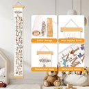 Customize Name Growth Chart Wall, Cute Letters Canvas Height Chart for Kids, Height Indicator Tape Ruler Growth Chart Decor, Toddler Room Decoration, Baby Measuring Board by TinyTreasures Baby Boutique