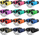 12 Pcs Kids Binoculars - Shock Proof, Folding, Small Telescope for Age 3-12 Boys & Girls - Educational Learning Binoculars for Hunting, Bird Watching, Camping & Outdoor by TinyTreasures Baby Boutique