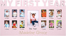 Let's Make Memories Personalized Baby's First 12 Months Photo Frame- New Parents- Newborn- Nursery - Pink by TinyTreasures Baby Boutique