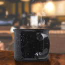 DISCOUNT PROMOS Ceramic Campfire Coffee Mugs 13 oz. Set of 10, Bulk Pack - Perfect for Tea, Espresso, Cappuccino, Hot Cocoa - Black by TinyTreasures Baby Boutique