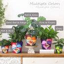 GUGUGO 10 Inch Abstract Head Planter Pots, Unique Face Plant Pot with Drainage, Funny Flower Pots for Indoor Plants, Eclectic Home Decor Aesthetic by GreenHaven Gardens