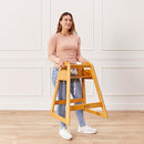 ECR4Kids ASATT High Chair, Toddler Chair, Honey by TinyTreasures Baby Boutique