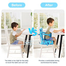 Toddler Booster Seat for Dining Table, Dinosaur Booster Seat for Table with Backrest and Adjustable Seat Belts Non-Slip Bottom Portable Booster Seat Increasing Cushion for Kid Baby Eating Travel Home by TinyTreasures Baby Boutique