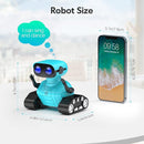 ALLCELE Robot Toys, Rechargeable RC Robots for Kids Boys, Remote Control Toy with Music and LED Eyes, Gift for Children Age 3 Years and Up - Blue by TinyTreasures Baby Boutique