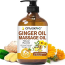 Ginger Oil,Ginger Massage Oil for Lymphatic Drainage,Natural Body Oil for Skin,Arnica Oil,Sore Muslce Massage Oil,Spa Ginger Oil-Warming and Relaxing for Mothers Day Gifts&Fathers Day Gift by CozyNest Decor