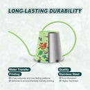 Berry&Bird House Plants Watering Can - Indoor & Outdoor 1/2 Gallon Stainless Steel Water Can with Long Spout Garden Decoration for Flower Bonsai Succulent Gardening Large Watwer Bottle(2L/Robin) by GreenHaven Gardens