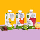Serenity Kids 6+ Months Chicken Baby Food Pouches - BPA-Free Pouches - Free-Range Chicken & Organic Parsnip, Beet & Thyme - Protein-Rich & No Added Sugar - 3.5 Oz, 12 Pack by TinyTreasures Baby Boutique