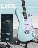 DONNER DST-80 Electric Guitar 39” Beginner Electric Guitar Kit with Amp, Classic SSS Pickup Complete with Gig Bag, Tuner, Capo, Strap, Picks, and Free Online Lessons by TinyTreasures Baby Boutique