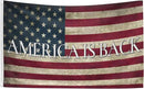 Amarica is Back Flag 3x5 Ft Double Sided Faith Over Fear Banner, Christian American Flags for Outside Christian Banners with Brass Grommets Outdoor House Decorations Flag by GreenHaven Gardens