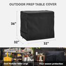 Outdoor Pizza Oven Table Cover - Heavy Duty Waterproof Cover for Ooni Large Table,Black by GreenHaven Gardens
