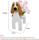 Brown and White Cocker Spaniel Dog Planter Plant Pots,Cute Garden Dog Flower Planter,Dog Planters Birthday Gifts for Women,Office,Indoor/Outdoor Decor（9.45 * 9.17 * 13.39in） by GreenHaven Gardens