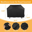 Grill Cover for Royal Gourmet Grill SG6002 ZH3002 GA5403 GA6402 CC2036F, 60 inch CR6412 Heavy Duty Waterproof UV Resistant Cover, Outdoor Barbeque Grill Accessories by GreenHaven Gardens