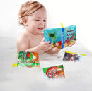 Dr.Rapeti Soft Cloth Books Baby Books Bath Books 8-Pack for Baby Infant Toddler Kid Crinkle Washable Chewable Early Educational Preschool Learning Giftable by TinyTreasures Baby Boutique