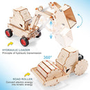 STEM Kits for Kids Ages 8-10 10-12, Wood Building Crafts Kit for Boys 8-12, Model Car Kit, 3D Wooden Puzzles Woodworking Science Projects, Construction Engineering STEM Toys for 8 10 13 12 14 Year Old by TinyTreasures Baby Boutique