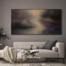 SIGNWIN 24"x46" Extra Large Framed Wall Art Golden Light River Path Dreamy Impressionist Landscape Illustration for Home Living Room Bedroom Decor (Frame Assembly Required) by CozyNest Decor