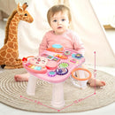 CUTE STONE 2-in-1 Baby Walker for Girls, Toddlers Learning Walker, Early Educational Push Walking Toys with Detachable Activity Center for Infants 12+ Months by TinyTreasures Baby Boutique