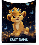 Ship Next Day, Personalized Baby Blanket – Printed in USA, Custom Baby Blanket for Boys & Girls, Baby Blanket with Name, Baby Shower, Easter, Christmas, Birthday Newborn & Toddler Gifts (Style 21) by TinyTreasures Baby Boutique