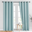 NICETOWN Room Darkening Curtains for Living Room 84 inches Long - Sky Blue Grommet Room Darkening Window Treatments Sound Reducing Drapes for Bedroom, 2 Panels, W52 x L84 by TinyTreasures Baby Boutique