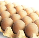 CALPALMY 24 Pieces Wooden Eggs - Life-Size, Reusable Fake Easter Eggs for Painting, Decorating, Crafting, Pretend Play, Faux Food Display, Nest Box Training by TinyTreasures Baby Boutique