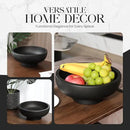 Concrete Fruit Bowl – Large Decorative Pedestal Bowl for Kitchen Counter, Entryway, or Coffee Table – Modern Catch – All Key Bowl – Heavyweight Centerpiece for Home Decor (Concrete) by CozyNest Decor