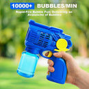 TOY Life 3 Pack Bubble Guns for Kids, Automatic Bubble Blower, Leakproof & Lightweight, Outdoor Summer Toys for Beach Travel, Easter Basket Stuffer, Party Favor, Birthday Gift for Toddlers Boys Girls by TinyTreasures Baby Boutique