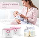 Termichy Baby Formula Dispenser, Portable Milk Powder Dispenser Container with Carry Handle and Scoop for Travel Outdoor Activities with Baby Infant, 8.8OZ, 0.55LB, 250g,500ml (Baby Pink) by TinyTreasures Baby Boutique
