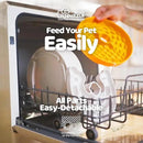Slow Feeder Dog Bowl with Lick Mat and Puzzle Inserts - Non-Slip Base, Adjustable Speed Design, Dishwasher Safe for Puppies, Orange by CozyNest Decor