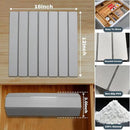 Large Stone Dish Drying Mats for Kitchen Counter, Quick Dry Absorbent Collapsible Dish Drying Mat,Diatomaceous Earth Mats for Dishes Bottles Cups,Match Any Countertop,Grey 16 * 12inch by CozyNest Decor