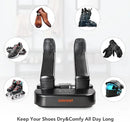 SUNFOOT Boot Dryer And Deodorizer Shoe Dryers For Work Boots, Ski Boot, Hats, Socks, Motorcycle Helmets Glove Dryer With Heat Blower, Quick Drying Boot Warmer Adjustable Timer And Rack (Black) by CozyNest Decor