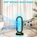 UV Light Sanitizer,4-Speed Timing and Remote Control UVC Home Disinfection Device,Portable Ultraviolet Light Sanitizer for Dust Mites,UV Lamp for Whole Room,Black by TinyTreasures Baby Boutique