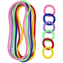 Sensory Chew Toys for Autistic Children, 12 Pack Stretch Chewing Necklaces Bracelets for Kids with Autism ADHD SPD, Stretch Stings Fidget Toys for Kids Toddlers Reduce Biting Stress and Anxiety by TinyTreasures Baby Boutique