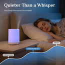 ASAKUKI Essential Oil Diffuser, 5-in-1 Quiet Humidifier, Home Fragrance Aroma Diffuser with 7 LED Color Changing Light and Auto-Off Switch (Pure White) by TinyTreasures Baby Boutique