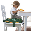 Toddler Booster Seat for Dining Table, Portable Booster Seat for Kitchen Chair, 4 Inch High-Density Foam Cushion with Adjustable Safety Straps and Non-Slip Bottom, Perfect for Kids Travel and Daily by TinyTreasures Baby Boutique