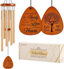 60th Wedding Anniversary Wind Chime, Happy 60th Anniversary Romantic Gifts for Couple, Parents, Wife, Husband, Friends, Diamond Anniversary's Keepsake Gifts Ideas-Large 36'' by CozyNest Decor