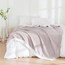 Soft Fuzzy Throw Blanket - Light Grey Cozy Warm Knit Fluffy Plush, Lightweight & Breathable, Throw for Bed, Chair, Sofa, Couch, Outdoor, 60"X80", Oeko-TEX Certified by CozyNest Decor
