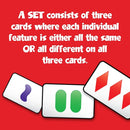 SET Enterprises SET - The Family Card Game of Visual Perception - Race to Find The Matches, For Ages 8+,81 Cards, Rules included by TinyTreasures Baby Boutique