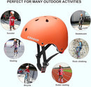 Kids Bike Helmet,Toddler Skateboard Helmets for Ages 2-3-5-8-14 Years Boys Girls，Adjustable Multi-Sport Bicycle Skateboarding Football Roller Skating Scooter Rollerblade Balance Bike Helmet by TinyTreasures Baby Boutique
