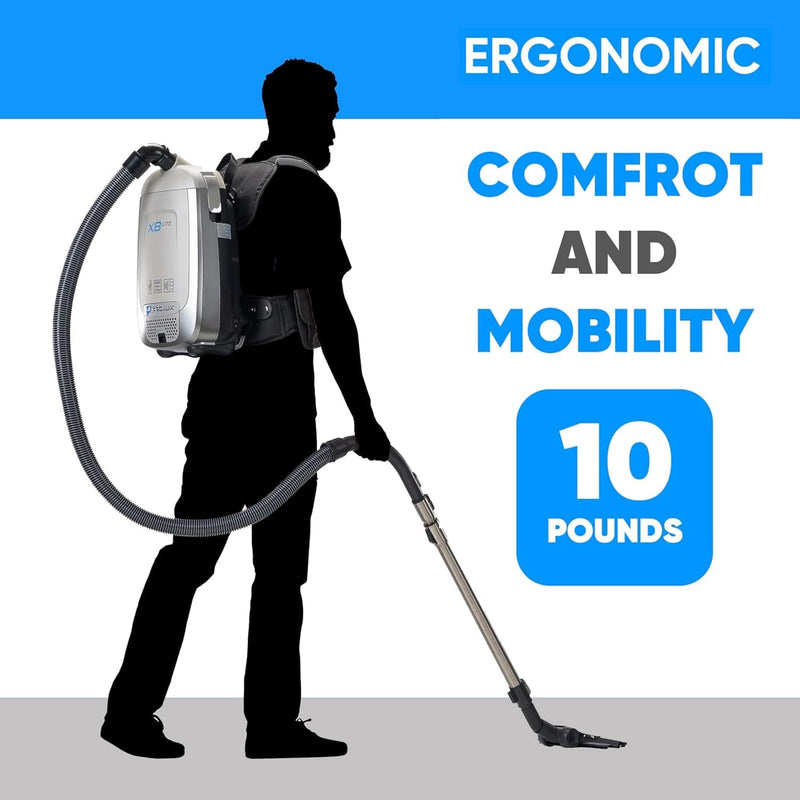 Prolux X8 Lite Backpack Vacuum w/ Premium Tool Kit for Light Commercial Use, photo 7 of 8