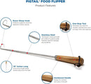 Single 19" PigTail Food Flipper by GreenHaven Gardens