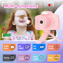 Seckton Upgrade Kids Selfie Camera, Birthday Gifts for 5 6 7 8 9 10 Year Old Girls, HD Digital Cameras for Kids with Flash, 2.4" Portable Camera Toys for 3-12 Year Old Girls-Pink by TinyTreasures Baby Boutique