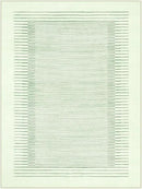Wonnitar Striped Sage Green 9x12 Rugs for Living Room, Non-Slip Soft Sage Green Bedroom Rug, Low Pile Minimalist Floor Carpet for Nursery Playroom Department (Green,9' x 12') by CozyNest Decor